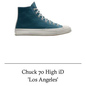 Converse Chukka LA high tops, men’s 10.5